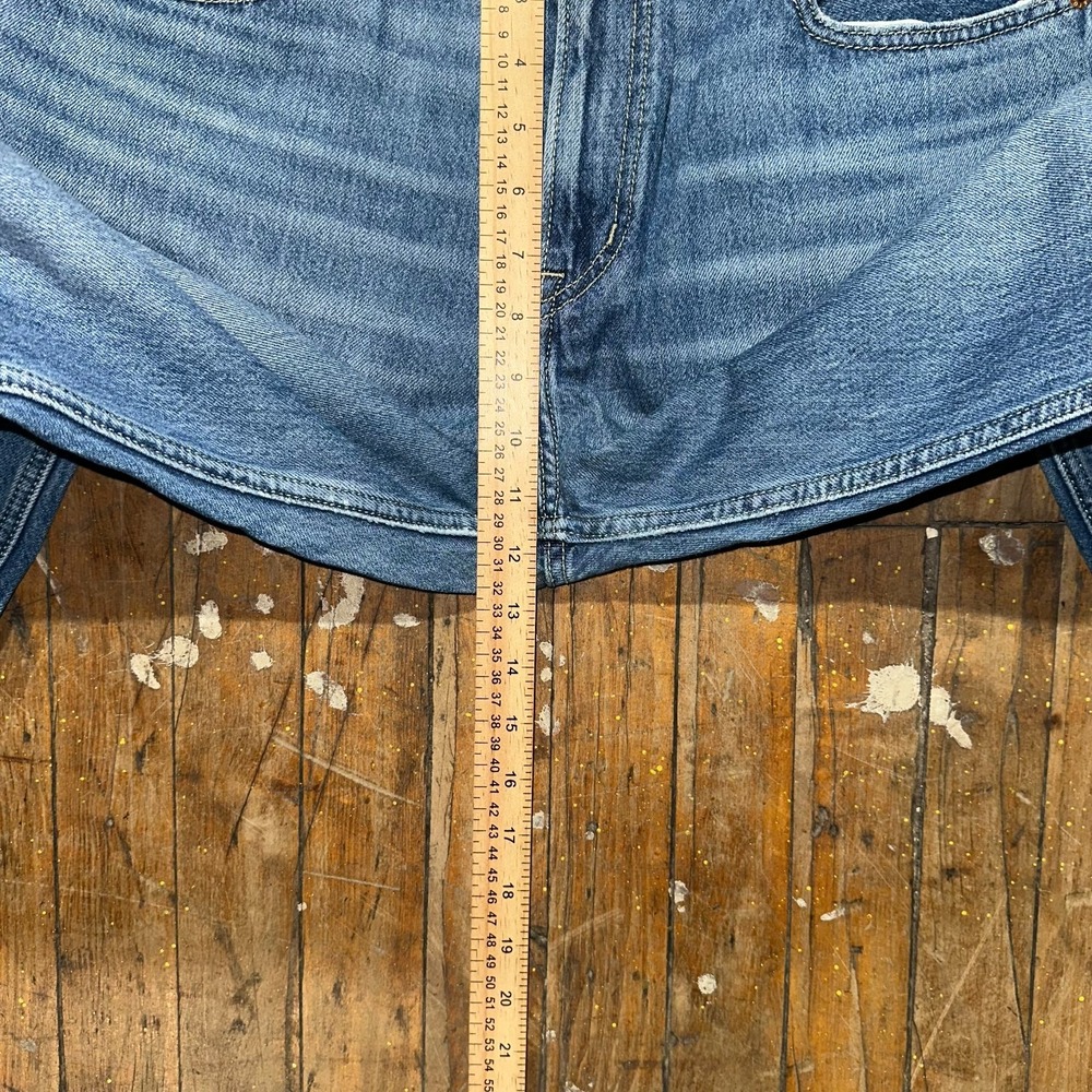 Levi's Jeans Women's 32 Blue Denim Low Pro Straight Distressed‎ Pocket Red Tab - Picture 5 of 9